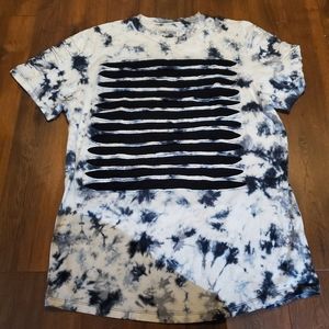 Rue21 Tie Dye Ripped Front Tshirt Men's XL